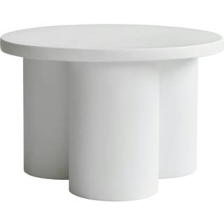 101 Copenhagen Big Foot Bord Lav Elfenbenshvidt - Sofabord Fiberbeton Benhvid - 247004