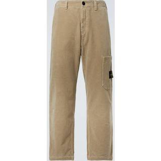 Stone Island Compass cotton corduroy straight pants - beige - 29