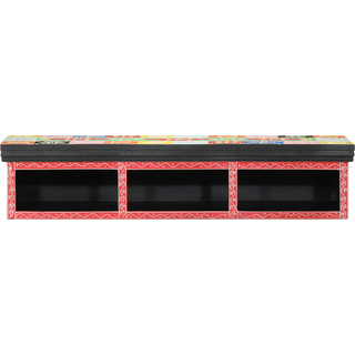 Tv-Skab Med Hylde Flerfarvet 100 X 30 X 22 Cm Konstrueret Træ