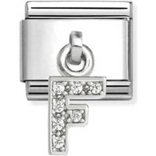 Nomination Silver CZ Dangle F Charm
