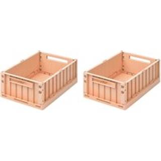 Liewood Weston Storage Box M, 2-pack - Golden caramel mix / Tuscany Rose