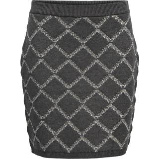 Strikket Mininederdel