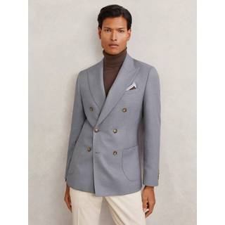 Reiss Reiss Venus Slim Fit Dobbeltradet Blazer i Uld-Blend