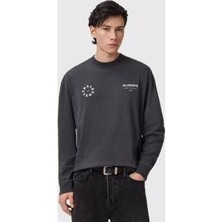 All Saints AllSaints Black Kindred Long Sleeve Crew Neck T-Shirt