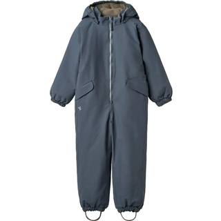 Wheat Laffa Flyverdragt Gråblå Med Fleecefoer Og Tapede Sømme - Str. 7y 122cm