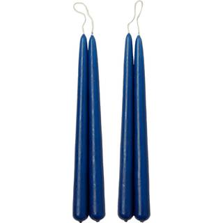 Applicata Blossom Stearinlys 4-pak Cobalt Blue - Lys Paraffin Koboltblå - BC44