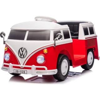 Elbil VW T1 børnebil, 12V, rød