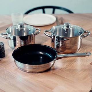 Gryde- og pandesæt - 5 dele