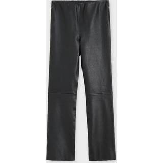 Florentina long læderbukser - Black - 36