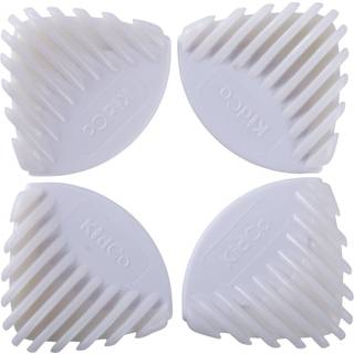 Kidco S141 WHITE Hjrnebeskytter Hvid Soft Gel 4-Pk.