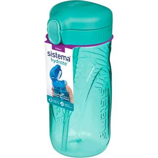 Sistema Drikkedunk Quick Flip 520 ml aqua med sugerør