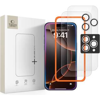 iPhone 16 Pro/17 Pro Tech-Protect Supreme beskyttelsessæt - Klar