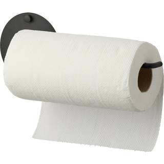 Køkkenrulleholder til væg, sort