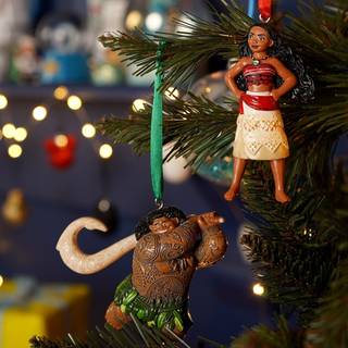 DISNEY - Moana & Maui - Set of 2 Hanging Decoration