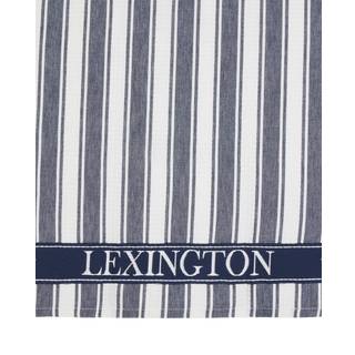 Lexington Icons Cotton Twill Waffle Striped Viskestykke 50x70 Cm - Viskestykker Bomuld Hvid - 10003044-5545-KT10