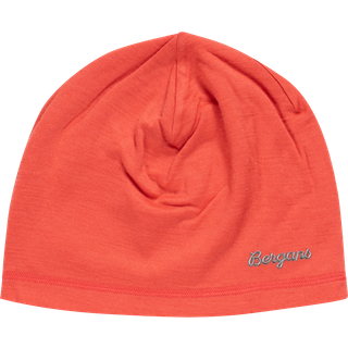 Bergans Juniors' Wool Beanie Peachy Red, 52