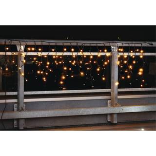 PRO lyskæde m/istapper 250 LED varm hvid 4,9 meter