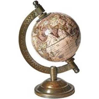 Globus sort med fod 15 cm høj