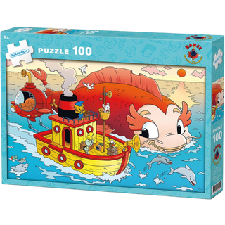 Egmont Kärnan Træpuslespil Bamse Verdens Stærkeste Bjørn og Havets Hemmelighed 100 Brikker