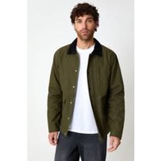 Threadbare Threadbare Green Twill Lightweight Jacket