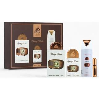 Lattafa Pride Vintage Radio 100 ml EDP + 20 ml EDP + 200 ml Deodorant