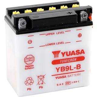 Yuasa YB9L-B (Uden Syre) 12V Batteri til Motorcykel