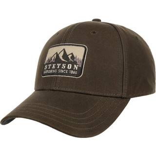 Stetson Baseball Cap Waxed Cotton, olive