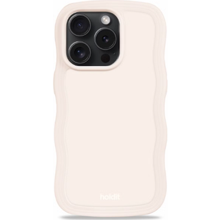 Holdit iPhone 14 Pro Wavy Cover - Light Beige