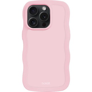 Holdit iPhone 14 Pro Wavy Cover - Pink