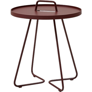 Cane-Line On-the-move sidebord - lille - Bordeaux rød