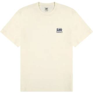 Lee Workwear Relaxed Graphic Tee Ecru Size S