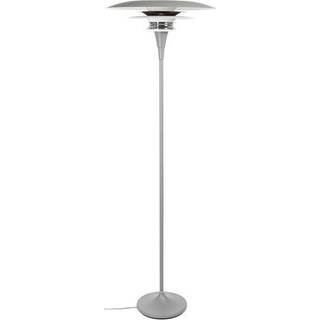 Diablo Gulvlampe Ø50 Grå, blank sort E27