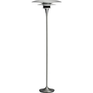 Diablo Gulvlampe Ø50 Mat aluminium, mat sort E27