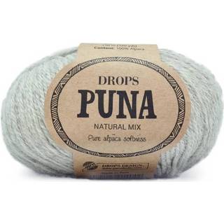 DROPS Puna 07 Lys grå (Natural mix) Indhold: 100% Superfin Alpaca Garngruppe: B (20 - 22 masker) / 8 ply / DK / worsted Vægt/længde: 50 g = ca. 110 meter Anbefalede pinde: 4 mm Strikkefasthed: 10 x 10 cm = 21 m x 28 p Håndvask, koldt vand max 30°C / Tørres fladt / Kan filtes.
