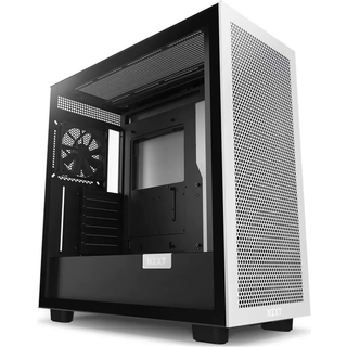 NZXT H7 Flow Matte White / Black - Kabinet - Miditower - Hvid