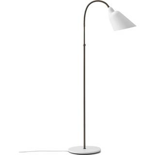 &Tradition x Arne Jacobsen Bellevue AJ7 Gulvlampe White & Bronzed Brass