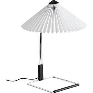 Hay Matin Bordlampe 300 Mm Spejlpletteret Stål / Hvid - Bordlamper Stål Wire - AC069-A577-AB77