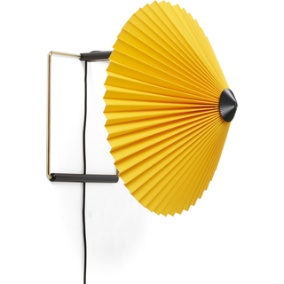 HAY Matin wall væglampe Ø30 cm Yellow shade