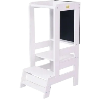 Meowbaby Læringstårn med Tegnetavle, Hvid