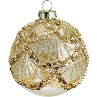 Georgia julekugle i guld 8cm