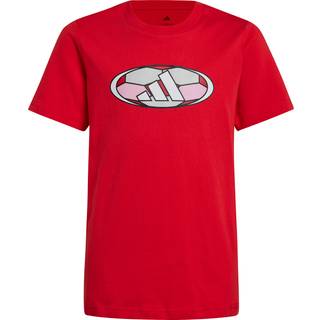 House of Tiro Colorblock Graphic T-Shirt Kids - Pure Ruby - 152