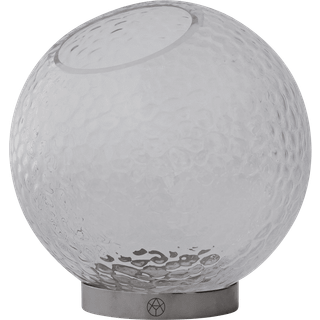 AYTM GLOBE BUBBLES Vase Ø17 Klar/Sølv