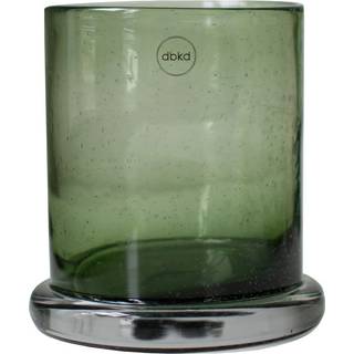 Dbkd Bubble Lysestage Ø14 Cm - Lysestager Glas Grøn - 20240302GR