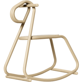 Ferm Living Lussi Gyngehest - Legetøj Pulverlakeret Stål Cashmere - 1104272392