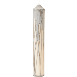 Ferm Living Dryp Bloklys 30 Cm Varm Gråt - Lys Stearin Varmgrå - 1104271904