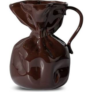 Byon Crumple Vase - Vaser Porcelæn Brun - 5260906804