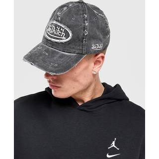 Von Dutch Distressed Dad Cap, Grå - One Size
