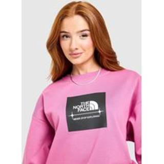 The North Face Black Box Crew Sweatshirt, Pink - L