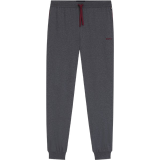 Tracksuit-bukser i bomuld med stræk og broderet logo