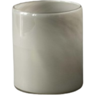 Tell Me More Lyric Lyslygte M Varm - Fyrfadsstager Glas Grå - 173204